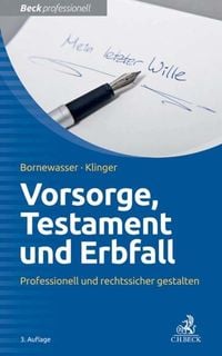 Produktbild: Vorsorge, Testament und Erbfall