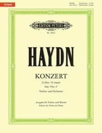 Produktbild: Haydn, J: Violin Concerto in G Hob. Viia:4 (Edition for Viol