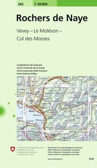 Produktbild: Swisstopo 1 : 50 000 Rochers De Naye