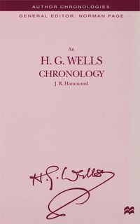 Produktbild: An H.G. Wells Chronology