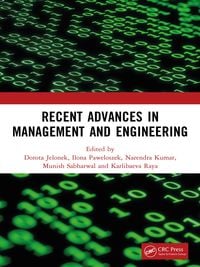 Produktbild: Recent Advances in Management and Engineering
