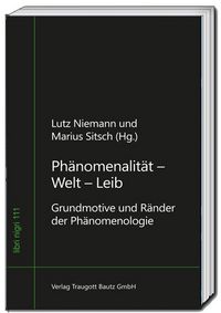 Produktbild: Ph&auml;nomenalit&auml;t - Welt - Leib