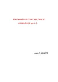Produktbild: Reflexions d'un citoyen de gauche au XXIe siecle apr. J.-C.