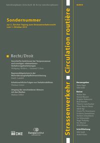Produktbild: Strassenverkehr / Circulation routi&egrave;re