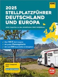 Produktbild: ADAC Stellplatzf&uuml;hrer 2025 Deutschland und Europa