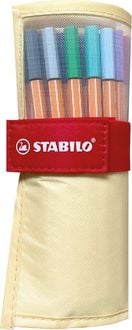 Produktbild: STABILO&reg; Fineliner point 88&reg; Rollerset Pastell, 25 Farben pastellgelb