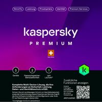Produktbild: Kaspersky Premium (3 PC) [PC/Mac/Android] (D/F/I)
