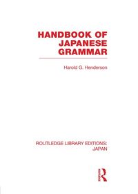 Produktbild: Handbook of Japanese Grammar