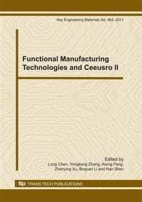 Produktbild: Functional Manufacturing Technologies and Ceeusro II