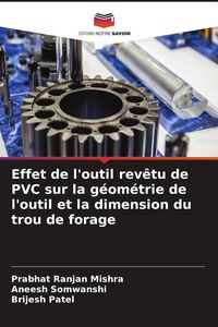 Produktbild: Effet de l'outil rev&ecirc;tu de PVC sur la g&eacute;om&eacute;trie de l'outil et la dimension du trou de forage
