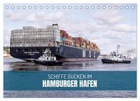 Produktbild: Schiffe gucken im Hamburger Hafen (Tischkalender 2026 DIN A5 quer), CALVENDO Monatskalender