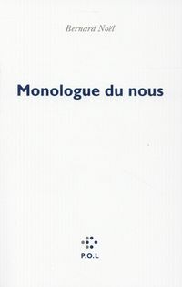 Produktbild: Monologue du nous