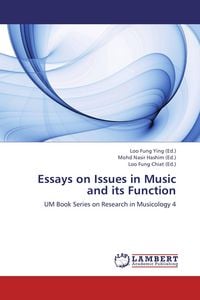 Produktbild: Essays on Issues in Music and its Function