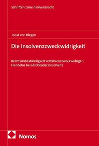 Produktbild: Die Insolvenzzweckwidrigkeit