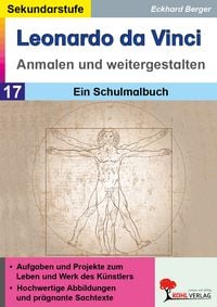 Produktbild: Leonardo da Vinci anmalen und weitergestalten