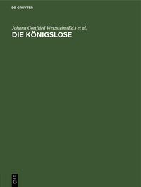 Produktbild: Die K&ouml;nigslose