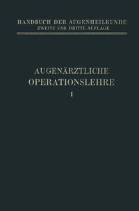 Produktbild: Augen&auml;rztliche Operationslehre