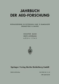 Produktbild: Jahrbuch der AEG-Forschung