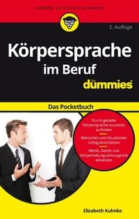 Produktbild: K&ouml;rpersprache im Beruf f&uuml;r Dummies Das Pocketbuch