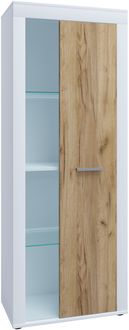 Produktbild: Schrank Vitrine Wohnzimmer Holz Glas Usilo