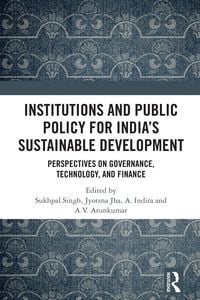 Produktbild: Institutions and Public Policy for India's Sustainable Development