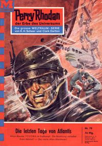 Produktbild: Perry Rhodan 70: Die letzten Tage von Atlantis