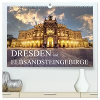 Produktbild: Dresden und Elbsandsteingebirge (hochwertiger Premium Wandkalender 2026 DIN A2 quer), Kunstdruck in Hochglanz
