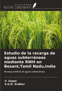 Produktbild: Estudio de la recarga de aguas subterr&aacute;neas mediante RWH en Besant,Tamil Nadu,India