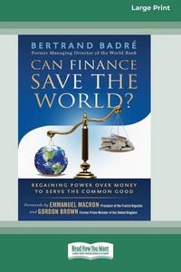 Produktbild: Can Finance Save the World?