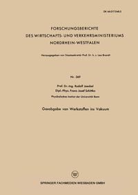 Produktbild: Gasabgabe von Werkstoffen ins Vakuum