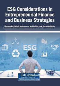 Produktbild: ESG Considerations in Entrepreneurial Finance and Business Strategies