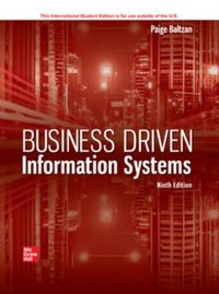 Produktbild: Phillips, A: Business Driven Information Systems ISE