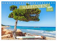 Produktbild: Sardinien Insel mit Meerblick (Tischkalender 2026 DIN A5 quer), CALVENDO Monatskalender