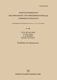 Produktbild: Kristallisation der Hochpolymeren