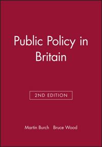 Produktbild: Burch, M: Public Policy in Britain