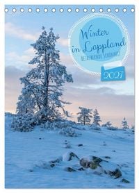 Produktbild: Winter in Lappland - Bezaubernde Sch&ouml;nheit (Tischkalender 2027 DIN A5 hoch), CALVENDO Monatskalender