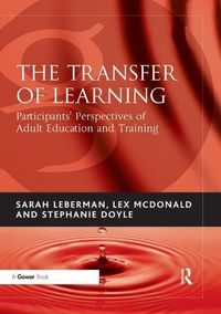 Produktbild: Leberman, S: The Transfer of Learning