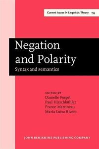 Produktbild: Negation and Polarity