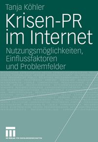Produktbild: Krisen-PR im Internet