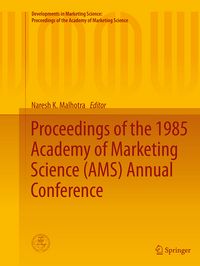 Produktbild: Proceedings of the 1985 Academy of Marketing Science (AMS) Annual Conference