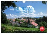 Produktbild: Murnau und das Blaue Land - Aquarelle und Fotografien (Wandkalender 2026 DIN A4 quer), CALVENDO Monatskalender