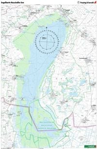 Produktbild: Neusiedler See, Segelkarte 1:50.000, Poster, Plano in Rolle