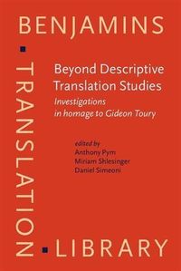 Produktbild: Beyond Descriptive Translation Studies