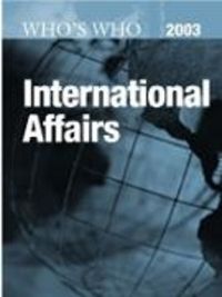 Produktbild: Who's Who in International Affairs 2003
