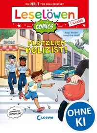 Produktbild: Lesel&ouml;wen Comics 1. Klasse - Pl&ouml;tzlich Polizist