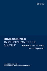 Produktbild: Dimensionen institutioneller Macht