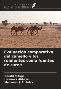 Produktbild: Evaluaci&oacute;n comparativa del camello y los rumiantes como fuentes de carne