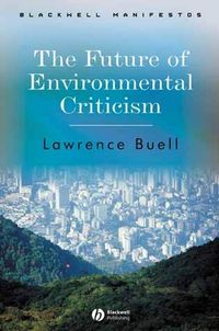 Produktbild: The Future of Environmental Criticism