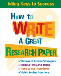 Produktbild: How to Write a Great Research Paper