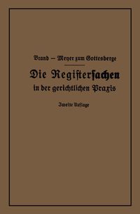 Bild vom Artikel Die Registersachen vom Autor Arthur Brand